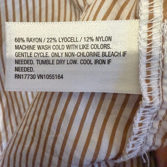 XXL Puff 3/4 Sleeve Tie-Front
Blouse - A New Day Striped - Picture 5 of 14